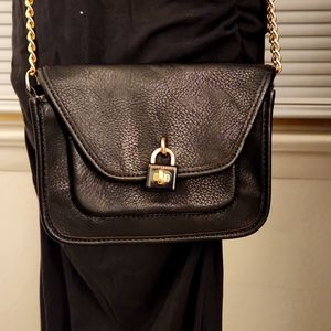 Crossbody black purse